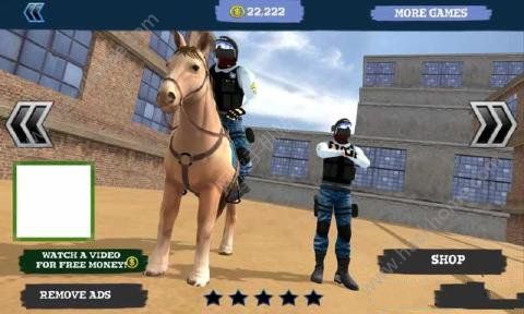 骑马警察3d(mounted police horse 3d)